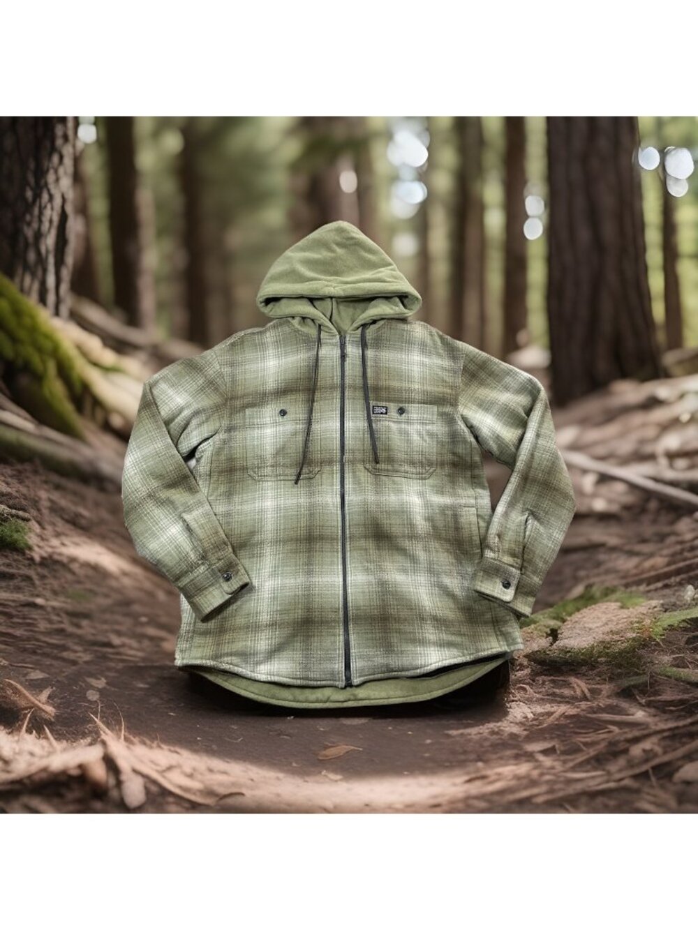 Mountain Hardwear Plusher Microchill Lined Shacket Women’s Flannel Hoodie Jacket